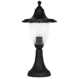 Φωτιστικό Δαπέδου 10-0406 LP-960EN E/27 Led Φ19,50x41cm Black Heronia