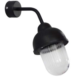 Φωτιστικό Τοίχου - Απλίκα 07-1413 SLP-951AS 45⁰ E/27 Led Φ12x24,5x25cm Black Heronia