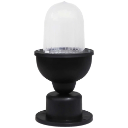 Φωτιστικό Δαπέδου 10-0410 SLP-950E E/27 Led Φ12x25,5cm Black Heronia