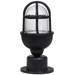 Φωτιστικό Δαπέδου 10-0412 SLP-900E E/27 Led Φ12x26cm Black Heronia