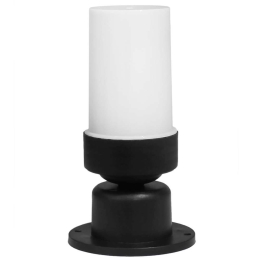 Φωτιστικό Δαπέδου 32-0147 D-06E E/27 Led Φ8x23cm Black-White Heronia