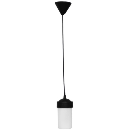 Φωτιστικό Οροφής 32-0140 D-06K E/27 Led Φ8x85cm Black-White Heronia