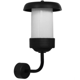 Φωτιστικό Τοίχου - Απλίκα 32-0144 D-08AS 90⁰ E/27 Led Φ14x18,5x29cm Black-White Heronia