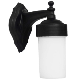 Φωτιστικό Τοίχου - Απλίκα 32-0143 D-08AN E/27 Led Φ14x20x24,5cm Black-White Heronia