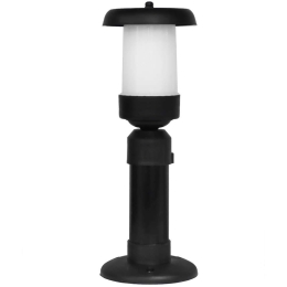 Φωτιστικό Δαπέδου 32-0146 D-08EB E/27 Led Φ14x41cm Black-White Heronia
