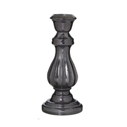 Κηροπήγιο Cello 02.1024325 40cm Silver Γυαλί