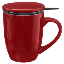 Κούπα Με Φίλτρο 07.154002D 320ml Κεραμική Red Κεραμικό
