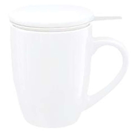 Κούπα Με Φίλτρο 07.154002F 320ml Κεραμική White Κεραμικό