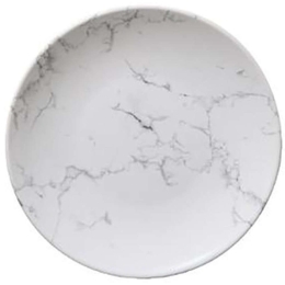 Πιάτο 07.154727A Φ19cm Κεραμικό Marble White Κεραμικό