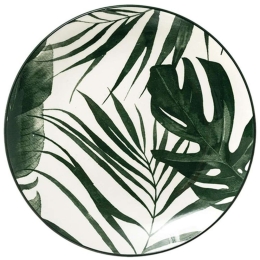 Πιάτο Βαθύ Palmier 07.154820B Φ20cm Πορσελάνινο Green Πορσελάνη