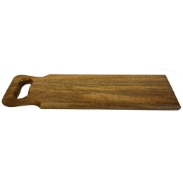Πλατώ Σερβιρίσματος Με Λαβή 00.07.7420 50Χ15Χ2cm Mango Natural Ξύλο