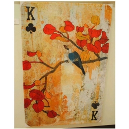 Πίνακας Καμβάς Τραπουλόχαρτο 00.05.5048 60x90cm Multi Κάθετοι Καμβάς