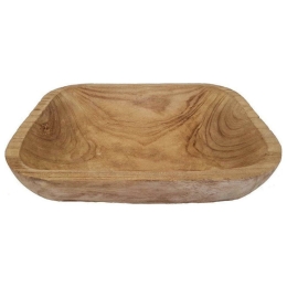 Διακοσμητικό Μπωλ 00.07.7503 35x26x10cm Ξύλινο Natural Ξύλο
