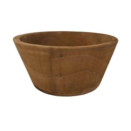 Κασπώ Διακοσμητικό Paulownia 00.07.7547C Φ30x13cm Ξύλινο Natural Ξύλο