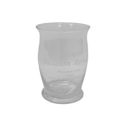 Κηροπήγιο Maison Royale 00.03.3215 10x17cm Γυάλινο Clear Γυαλί