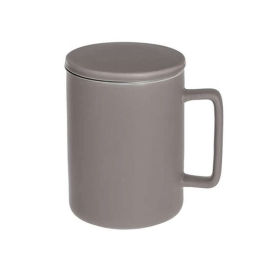 Κούπα Κεραμική Με Καπάκι Και Φίλτρο 07.154609A 400ml Light-Brown Κεραμικό