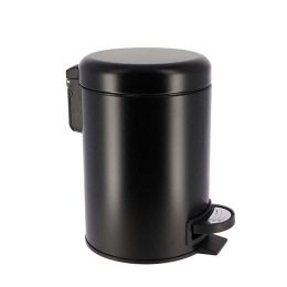Κάδος Απορριμμάτων Softclose 06.6543103 3lt Black Mat Μέταλλο