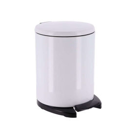 Κάδος Απορριμμάτων Softclose 06.6546100 6lt White Μέταλλο