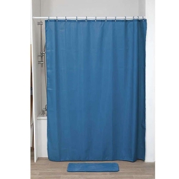 Κουρτίνα Μπάνιου Blue Peacock 06.1211119 Blue 180Πx200Υ Πολυέστερ