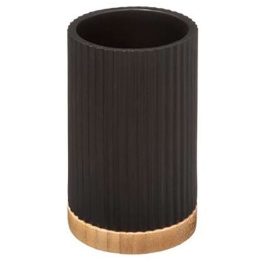 Ποτήρι Μπάνιου Natureo 07.174541B Black-Natural Κεραμικό