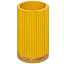 Ποτήρι Μπάνιου Natureo 07.174541C Yellow Κεραμικό