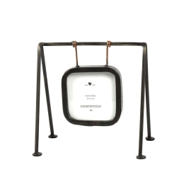 Κορνίζα Επιτραπέζια 013.784091 10x10cm Black Μέταλλο