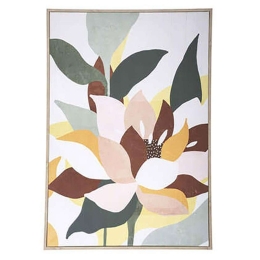 Πίνακας Καμβάς Flower 07.182116 58x78cm Multi Κάθετοι Καμβάς