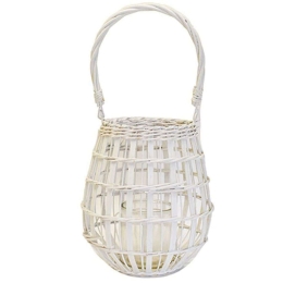 Φανάρι Ξύλινο 00.07.7851 29x30cm White Ξύλο