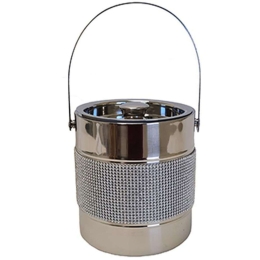 Παγοδοχείο Με Καπάκι 014.KG0609 16x16cm Inox Μέταλλο