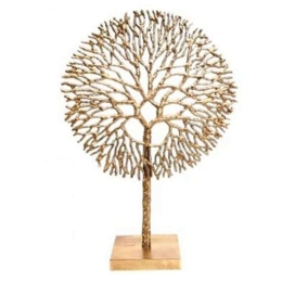 Διακοσμητικό Επιτραπέζιο Coral 014.OR1133 36x51cm Gold Μέταλλο