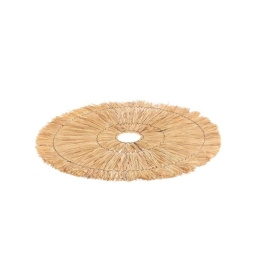 Διακοσμητικό Τοίχου Raffia 012.862201020 Φ58cm Natural Raffia