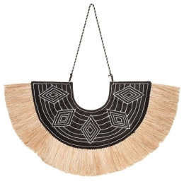Διακοσμητικό Τοίχου Αψίδα Raffia 67x39cm Multi Raffia