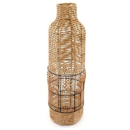 Βάζο Rattan 014.SY0110 18x55cm Brown Rattan