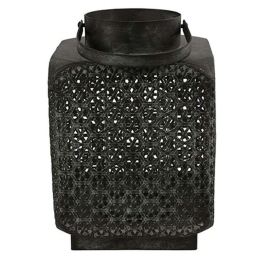 Φανάρι Μεταλλικό 013.785232 20x22x29,5cm Grey Μέταλλο
