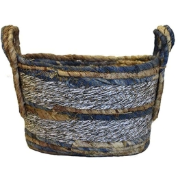Καλάθι Rush 00.06.67307 35x25x19cm Multi Ψάθα