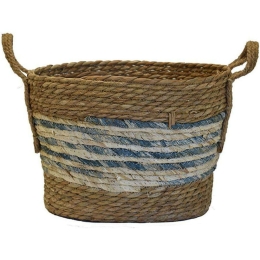 Καλάθι 00.06.67367 34x26x24cm Multi Ψάθα