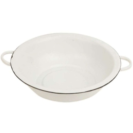 Μπωλ Εμαγιέ 012.205889048 Φ34,5x9,5cm White Εμαγιέ