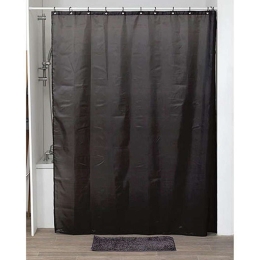 Κουρτίνα Μπάνιου 06.1204103 180x200cm Black 180Πx200Υ Πολυέστερ