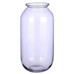 Βάζο Γυάλινο Amy 02.1036062 19x35cm Clear Γυαλί