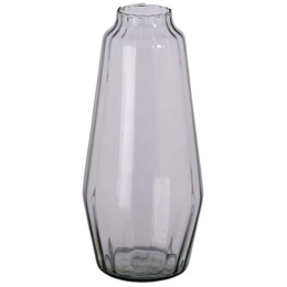 Βάζο Γυάλινο Silva 02.1051939 14x30cm Clear Γυαλί
