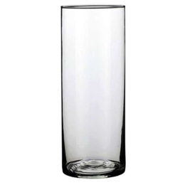 Βάζο Γυάλινο Carly 02.1041811 12x30cm Clear Γυαλί