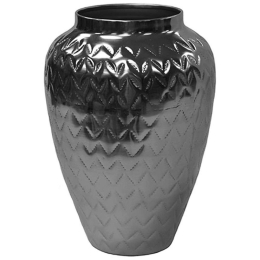 Βάζο Μεταλλικό 00.07.74023 17,5x26cm Silver Μέταλλο
