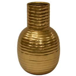 Βάζο Μεταλλικό 00.07.74017 15x22cm Gold Μέταλλο