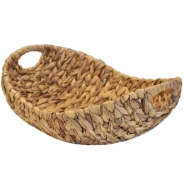 Διακοσμητικός Δίσκος 00.06.68516 37x30x7/14cm Natural Υδροϋάκινθος