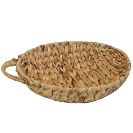 Διακοσμητικός Δίσκος 00.06.68522 Φ28x8cm Natural Υδροϋάκινθος