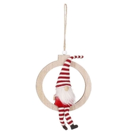 Άγιος Βασίλης Σε Στεφάνι  02.1122724 13,5cm Red-Multi