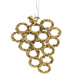 Στολίδι Σταφύλι 02.368013 11,5x17,5cm Gold