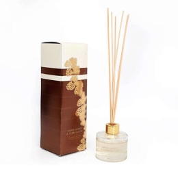 Αρωματικό Χώρου Xmas Rose 014.XMCR0038 100ml Clear-Gold Γυαλί