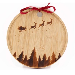 Επιφάνεια Κοπής Xmas 014.XM4117 Φ25cm Natural