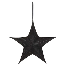 Στολίδι Αστέρι 02.1121356 40x40cm Black